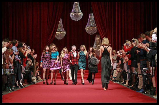 Iluminación desfile de moda lamparas de cristal fashion show catwalk RAAK