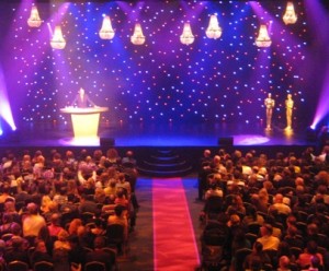 iluminacion ,escenario, tipo oscars