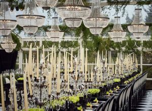 Candelabros y decoracion para bodas