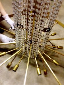 mantenimiento y reparación lamparas de cristal