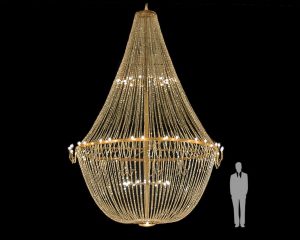 Showlight Mega lámpara de cristal imperio Tipo-6 6 Metros
