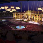 Lamparas arañas andre rieu world stadium tour