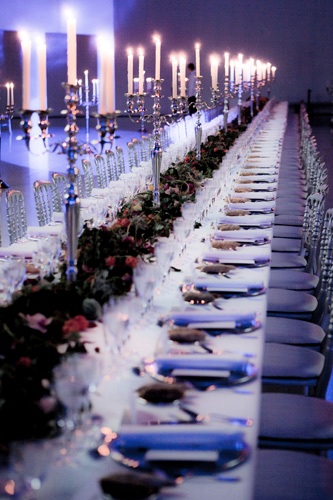 candelabros gala de cena sala oval