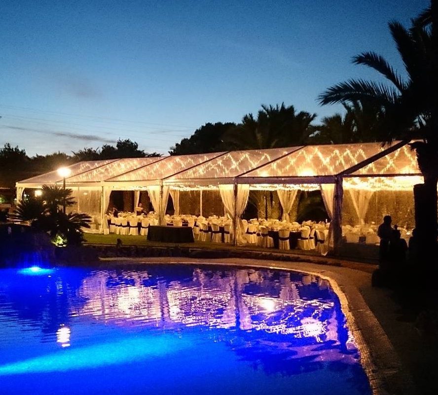 iluminacion-bodas-las-palmeras Benidorm Alicante