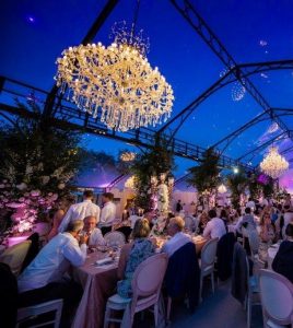Luxury decor wedding marquee