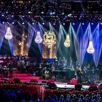 atmósfera maravillosa de un concierto