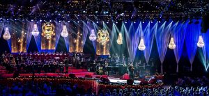 atmósfera maravillosa de un concierto