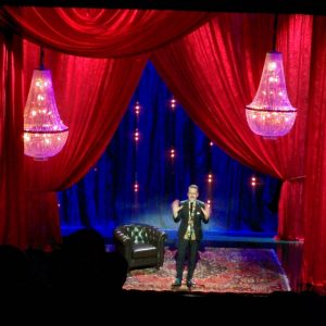 performance televisiva en el teatro